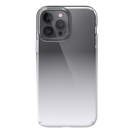 Speck Presidio Perfect-Clear + Ombre - iPhone 13 Pro Max / iPhone 12 Pro Max Case with MICROBAN Coating (Clear/Atmosphere Fade)