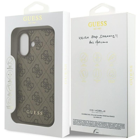 Guess 4G Classic - Hülle für iPhone 17 (braun)