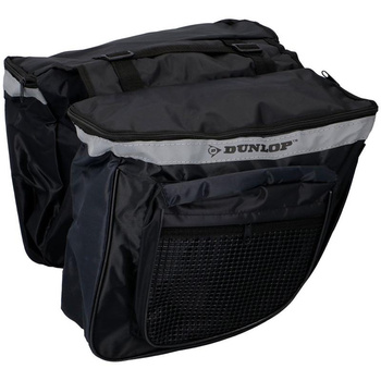 Dunlop - Bike rack bag / pannier large 26 l (Black)