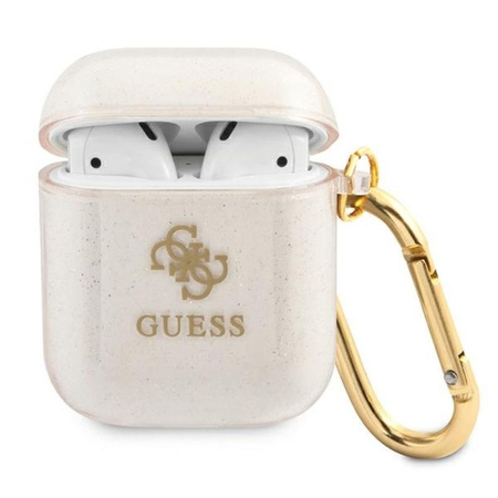 Guess Coloured Glitter - Airpods tok (arany)