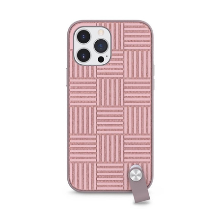 Moshi Altra - Étui avec lanière détachable iPhone 13 Pro Max (anti-bactérien NanoShield™) (Rose)