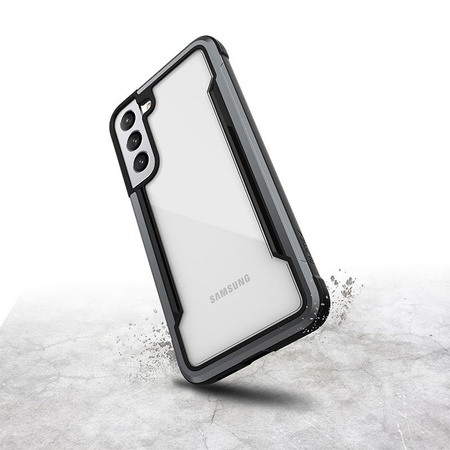 X-Doria Raptic Shield Pro - Tasche Samsung Galaxy S22+ 5G (antimikrobieller Schutz) (Schwarz)