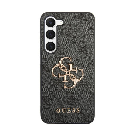 Guess 4G Big Metal Logo - pouzdro pro Samsung Galaxy S23 FE (šedé)