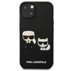 Karl Lagerfeld Ikonik 3D Karl & Choupette - Coque iPhone 13 (noir)