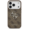 Guess 4G Big 4G Classic Logo - Case iPhone 17 Pro (Braun / Silber)
