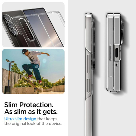 Spigen Airskin - Etui pour Samsung Galaxy Z Fold 6 (Crystal Clear)