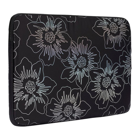 Kate Spade New York Puffer Sleeve - obal na MacBook Pro 16" / Laptop 16" (Hollyhock Iridescent Black)