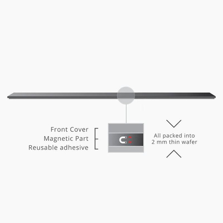 XVIDA StickyPad5 for Smartphones - Universal magnetic adapter for smartphones