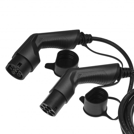 Green Cell - GC EV Type 2 22kW 5m cable for charging Tesla Model 3 / S / X, Leaf, ZOE, i3, ID.3, I-Pace, E-Tron, Taycan