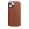 Apple Leather Case - Étui en cuir avec MagSafe pour iPhone 14 (umbra)