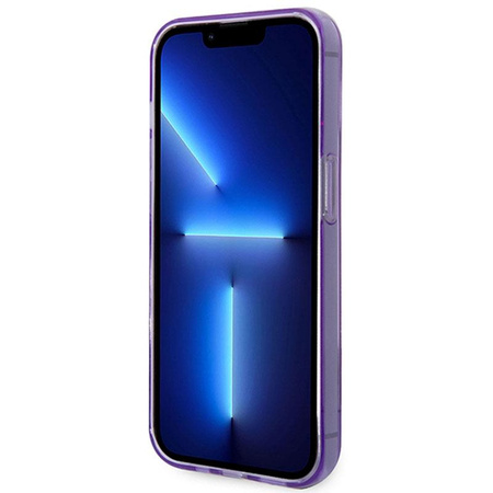 Guess Translucide - Coque iPhone 14 Pro (violet)
