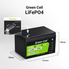 Green Cell - LiFePO4 12V 12.8V 12Ah Batterie für Photovoltaikanlagen, Wohnmobile und Boote