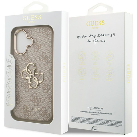 Guess 4G Big 4G Classic Logo - Case iPhone 17 (Rosa / Gold)