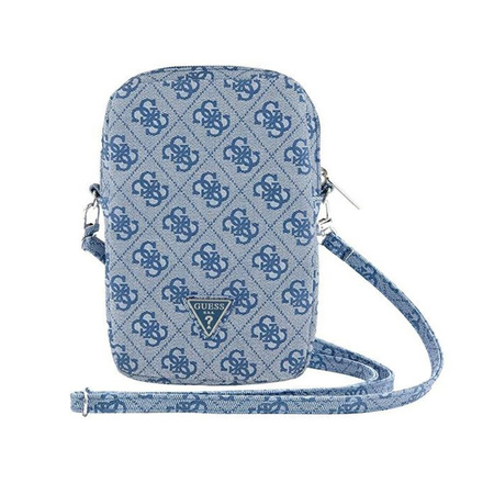 Guess Zip 4G Triangle - Taška na telefon (modrá)