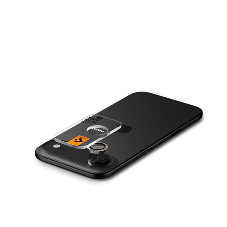 Spigen Optik Pro GLAS.TR EZ Fit Camera Protector 2-Pack - Schutzglas für Kameralinse für iPhone Air (2 Stk.) (Gold)