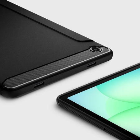 Spigen Rugged Armor – Hülle für Samsung Galaxy Tab A11+ 11" X230 / X235 / X236 (Matt Schwarz)