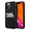 Karl Lagerfeld Silikon Stack Logo - iPhone 13 Pro Max Tasche (schwarz)