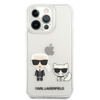 Karl Lagerfeld Ikonik & Choupette - iPhone 13 Pro Max Tasche (Klar)