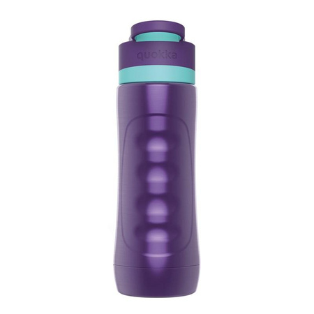 Quokka Spring - Butelka bidon termiczny ze stali nierdzewnej z systemem szybkiego otwierania 600 ml (Aqua Violet)