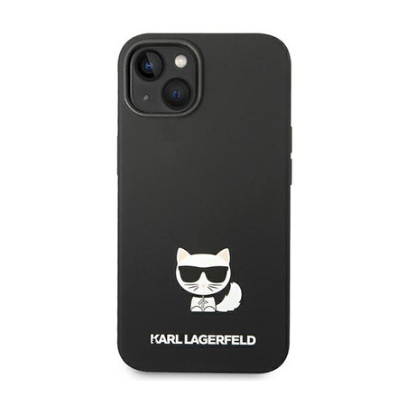 Karl Lagerfeld Choupette Body - pouzdro pro iPhone 14 Plus (černé)