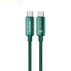 WEKOME WDC-193 Vanguard Series - USB-C to USB-C Super Fast Charging 100W Connection Cable 1 m (Green)