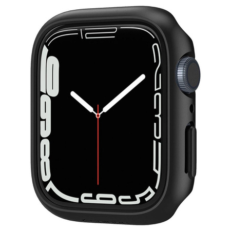 Spigen Thin Fit - tok Apple Watch 8 / Watch 7 41 mm-es órához (fekete)