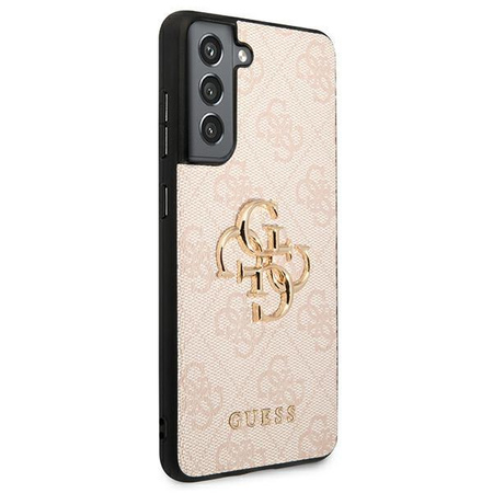 Guess 4G Big Metal Logo - pouzdro pro Samsung Galaxy S21 FE (růžové)