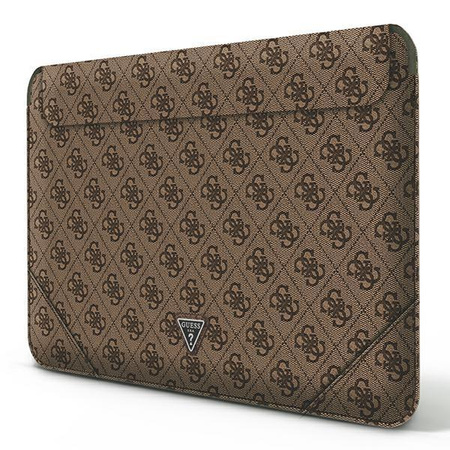 Guess 4G Uptown Triangle Logo Sleeve - 16" Notebook-Tasche (braun)