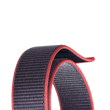Crong Nylon - Bracelet sport pour Apple Watch 44/45/46/49 mm (Electric Pink)