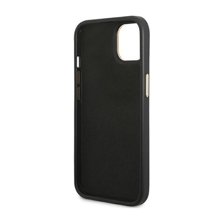 Guess Kroko Kollektion - iPhone 14 Tasche (schwarz)