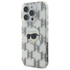 Karl Lagerfeld IML Karl Head Electroplated - Hülle für iPhone 16 Pro Max (transparent)