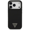 Guess Silicone Triangle Logo MagSafe - Hülle iPhone 17 Pro (schwarz)