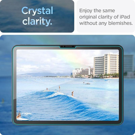 Spigen GLAS.TR EZ FIT - Gehärtetes Glas für iPad Air 11" M3 (2025) / M2 (2024) (Transparent)