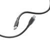 Cellularline Soft Cable - Câble USB-C vers Lightning certifié MFi 1,2 m (noir)