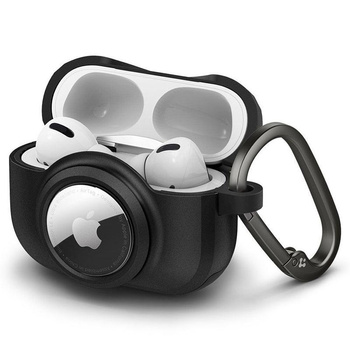 Spigen Tag Armor Duo - Étui pour Apple Airpods Pro 1 / 2 / AirTag (Noir)