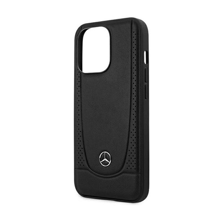 Mercedes Leather Urban Line - iPhone 15 Pro Case (black)