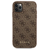 Guess 4G Metal Gold Logo - Coque iPhone 11 Pro (marron)
