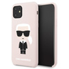 Karl Lagerfeld Fullbody Silikon Iconic - iPhone 11 Hülle (Rosa)