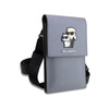 Karl Lagerfeld Saffiano NFT Karl & Choupette - Sac pour smartphone et accessoires (argent)