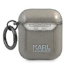 Karl Lagerfeld Choupette Head Glitter - Airpods Case (black)