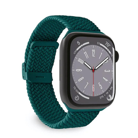 Puro Loop szíj - Fonott szíj Apple Watch 42/44/45/49 mm-es órához (zöld)