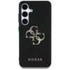 Guess Grained Big 4G Logo Small Classic Logo - Case for Samsung Galaxy S25 (black)