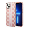 Karl Lagerfeld Mono Vertical Stripe - Hülle für iPhone 14 Plus (Rosa)