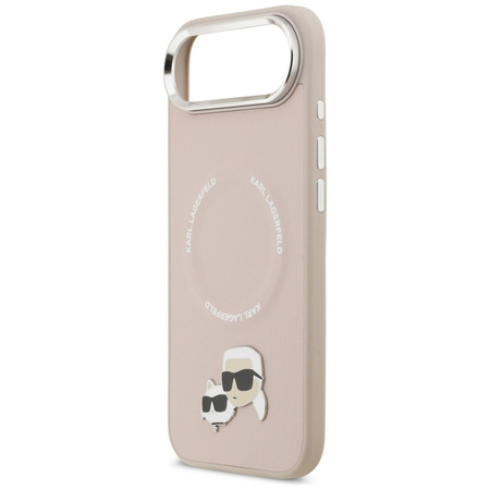 Karl Lagerfeld Karl & Choupette Pins MagSafe - Pouzdro iPhone Air (růžová)