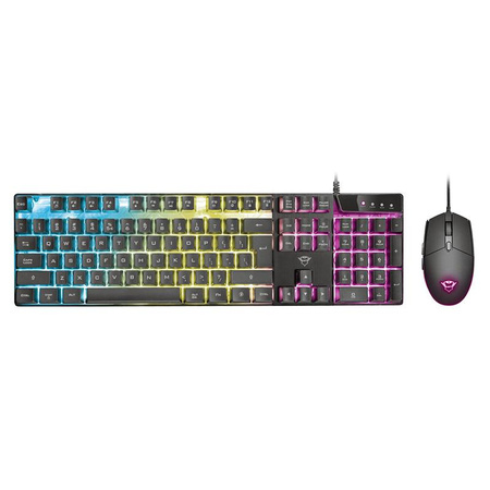 Trust GXT 838 AZOR - LED Tastatur und Maus Gaming-Set