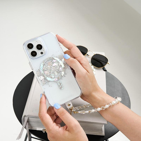 Case-Mate Karat MagSafe - iPhone 16 Pro case decorated with mother of pearl (A Touch of Pearl)