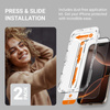 Crong EasyShield 2-Pack - Verre trempé pour iPhone 16 Pro Max (2 pièces)