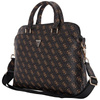 Guess New 4G Zipper Pocket Triangle Logo - 15" Notebook Bag (black)