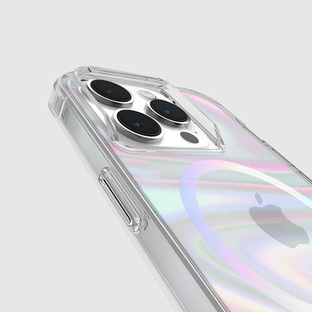 Case-Mate Soap Bubble MagSafe - Etui iPhone 15 Pro (Iridescent)