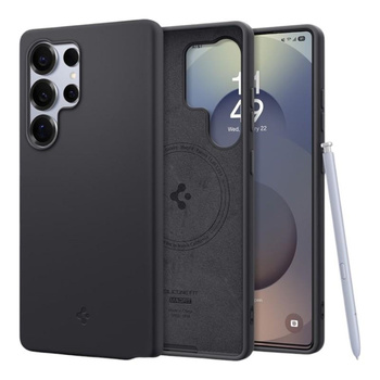 Spigen Silicone Fit Mag MagSafe - Case for Samsung Galaxy S25 Ultra (Black)